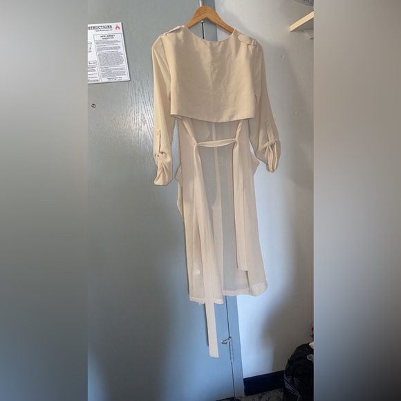 Forever 21 beige belted  cardigan/robe - Picture 9 of 10